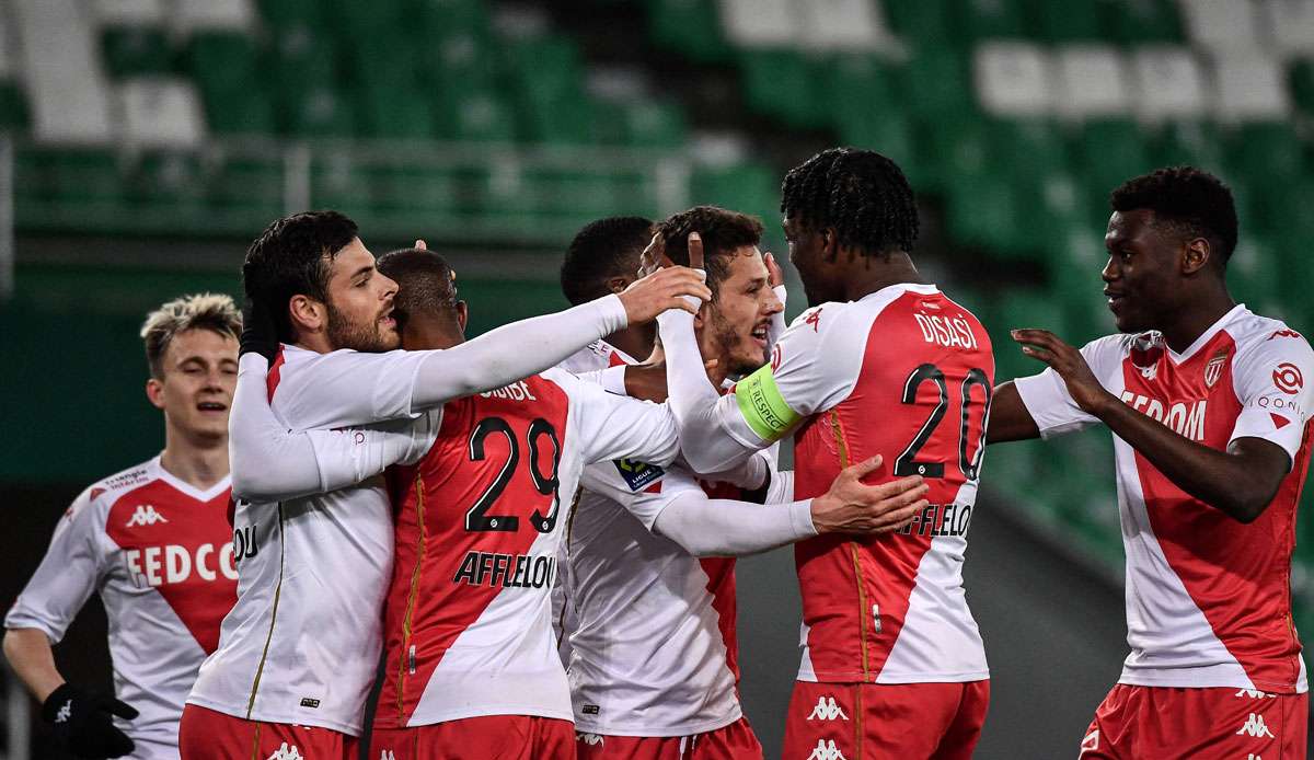 Die AS Monaco siegt gegen St. Etienne.