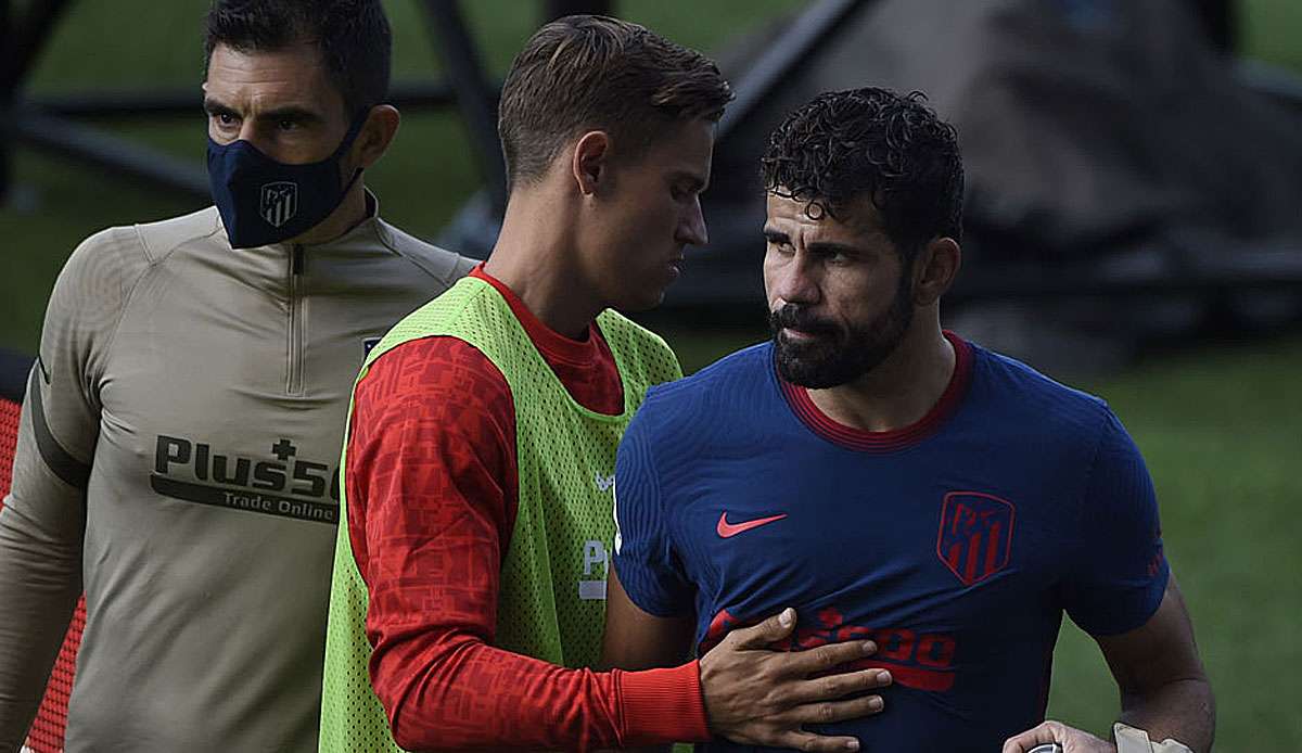 Diego Costa hatte seinen Vertrag bei Atletico in der Winterpause aufgelöst.