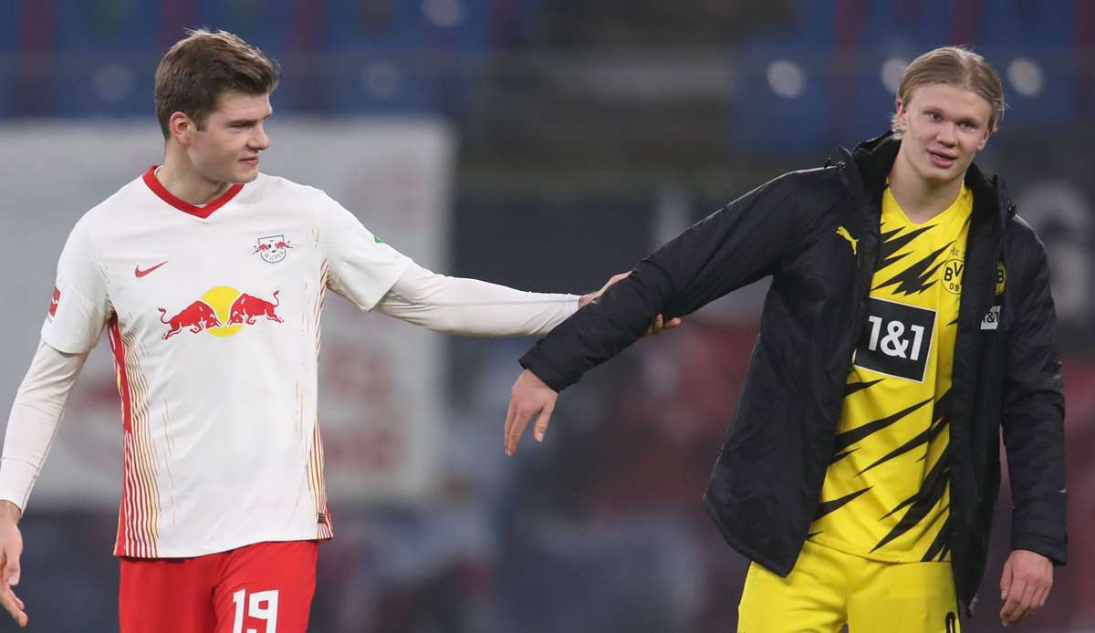 Alexander Sörloth mit Leipzig oder Erling Haaland mit dem BVB: Wer ist die Nummer zwei in Deutschland?