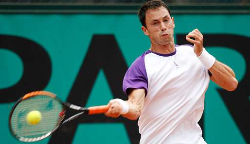 Simon Greul hatte heute nur einen kurzen Auftritt bei den French Open
