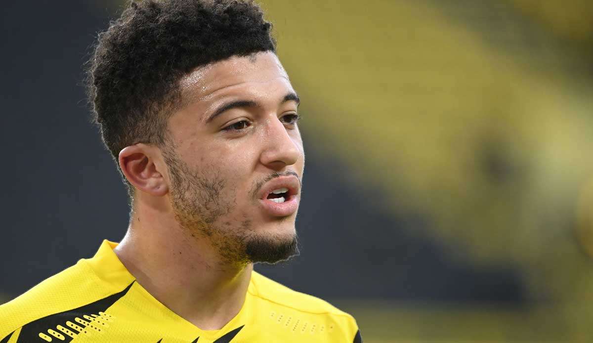 Jadon Sancho war alles andere als einverstanden mit der Leistung von Schiedsrichter Hategan beim BVB-Spiel gegen Manchester City.