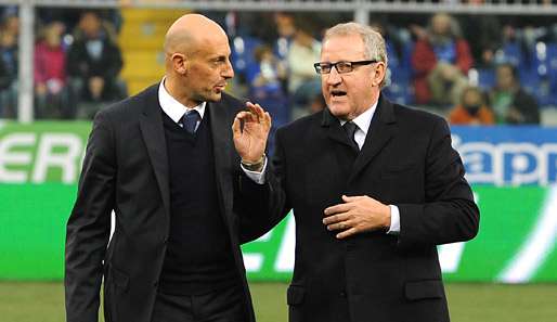 Domenico di Carlo (l.) beerbt Luigi del Neri (r.) bei Sampdoria