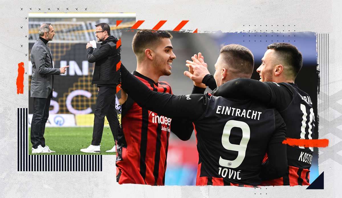 Machen's die Leistungsträger auf dem Platz wie die hinter den Kulissen? Eintracht Frankfurt droht allein schon wegen des Bobic-, Hütter- und Hübner-Abgangs ein großer Umbruch. Doch was passiert im Kader?