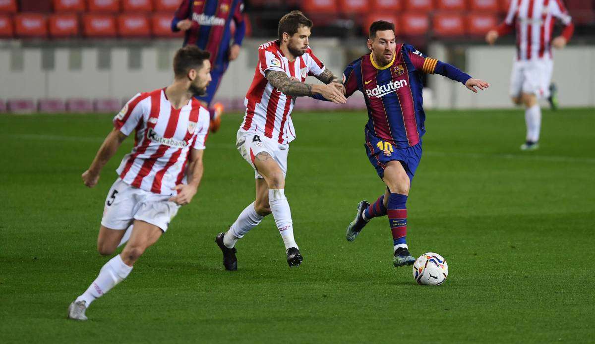 Lionel Messi steht mit dem FC Barcelona im Finale der Copa del Rey.