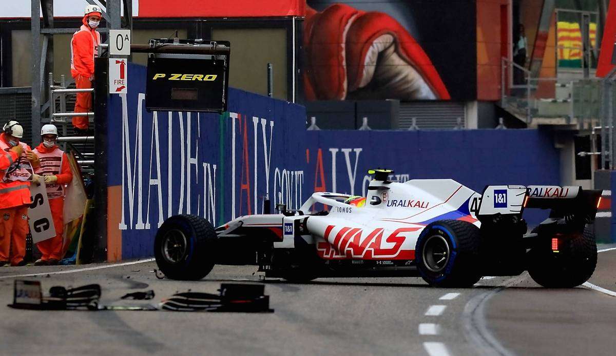 Mick Schumacher unterlief in Imola sein erster grober Schnitzer.