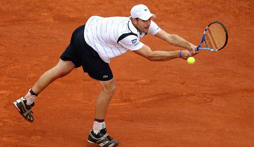 Das Achtelfinale 2009 bleibt Andy Roddicks bislang bestes Resultat in Paris