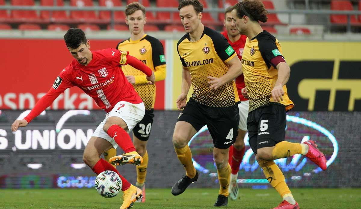 Der Hallesche FC trifft in Dresden auf Dynamo.