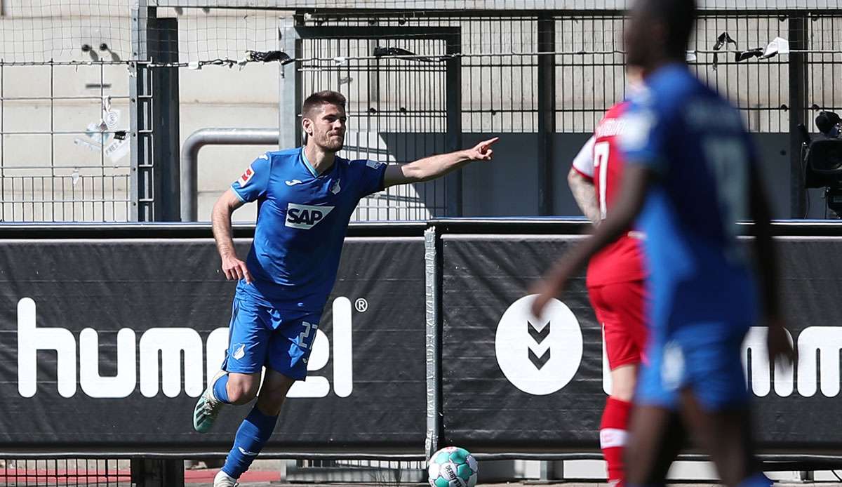 Hoffenheims Andrej Kramaric erzielte in Freiburg sein 17. Saisontor.