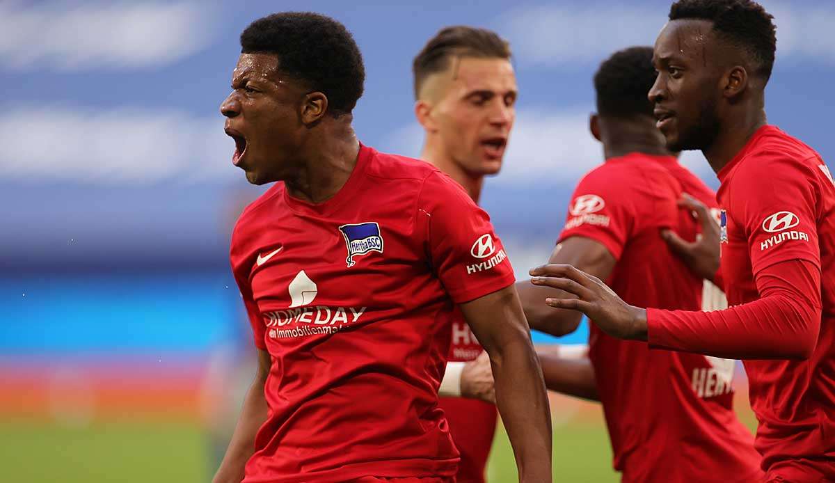 Traf nach Einwechslung zum siegbringenden 2:1 für Hertha BSC gegen Schalke 04: Jessic Ngankam.