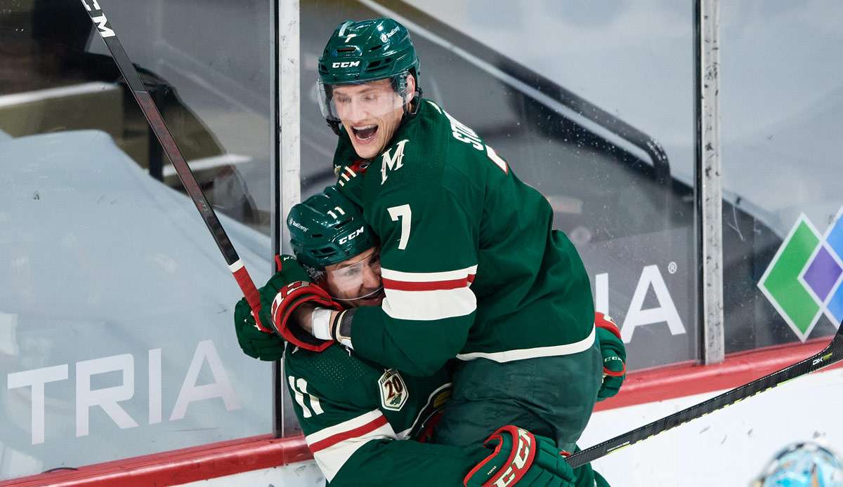 Nationalspieler Nico Sturm hat mit den Minnesota Wild in NHL den sechsten Sieg in Serie gefeiert.