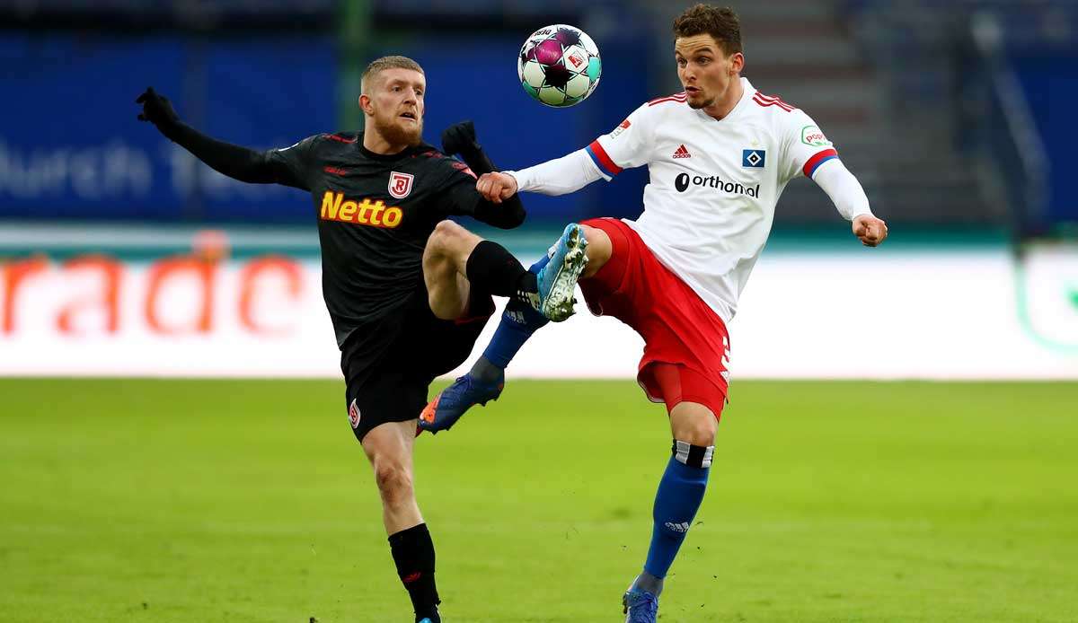 Der HSV trifft heute auf Jahn Regensburg.