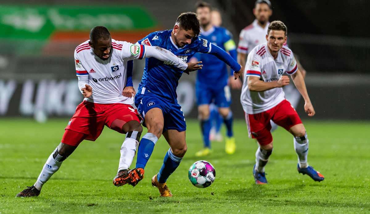 Der HSV empfängt am 30. Spieltag den KSC.