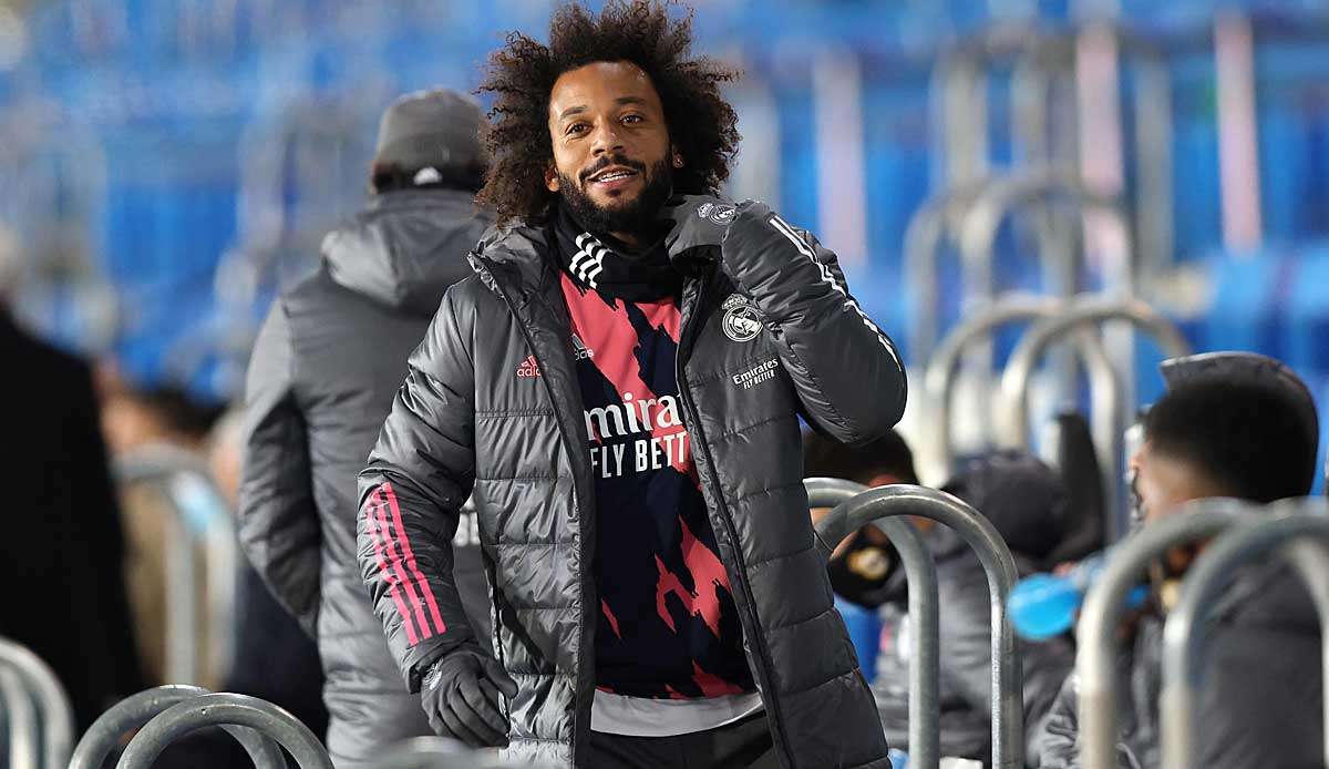 Real Madrid muss im Halbfinal-Rückspiel der Champions League womöglich auf seinen Verteidiger Marcelo verzichten.