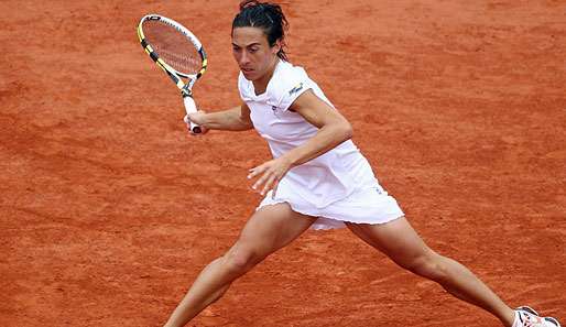 Francesca Schiavone zeigt vollen Einsatz und zieht souverän ins Halbfinale ein