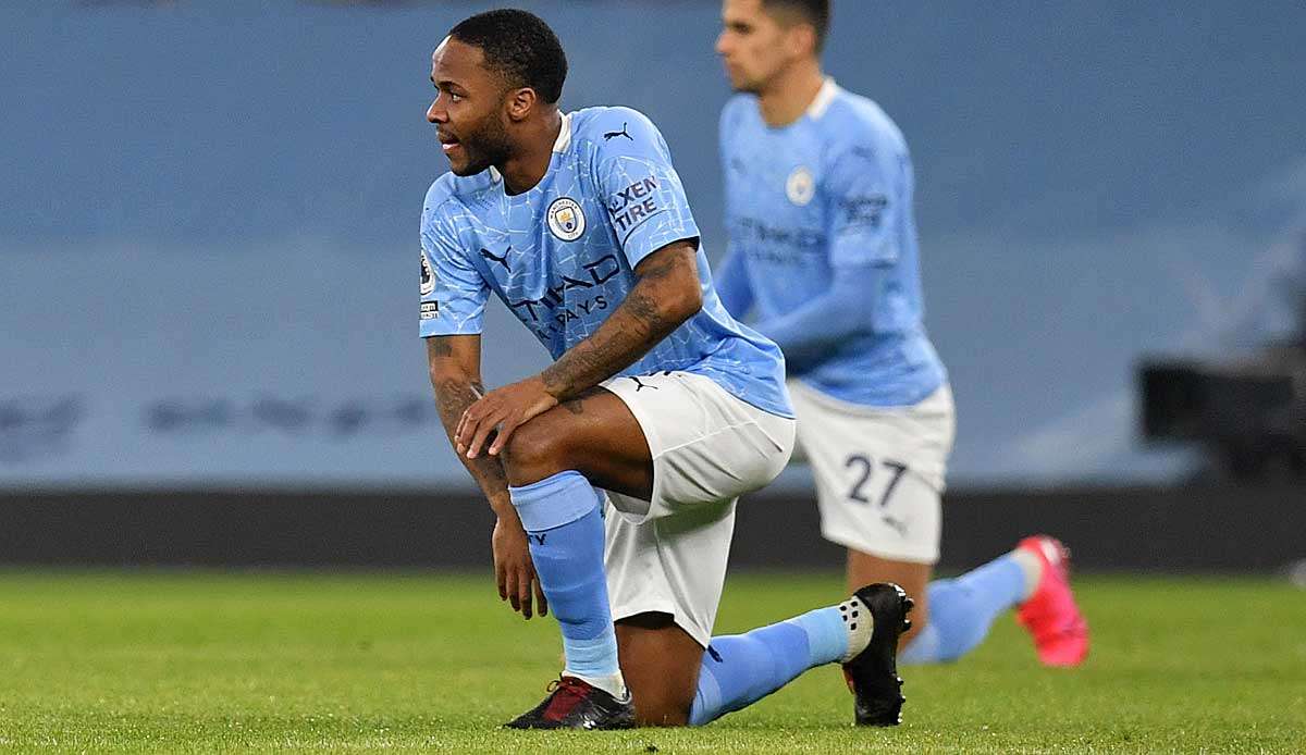 Raheem Sterling von Manchester City ist keine 48 Stunden nach dem Ende des Social-Media-Boykotts der Premier League auf Instagram rassistisch beleidigt worden.