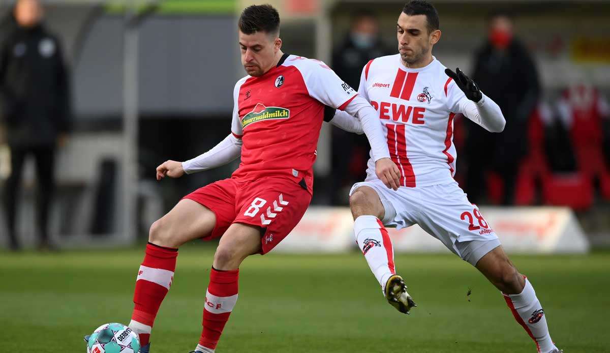 Der 1. FC Köln trifft heute auf den SC Freiburg.