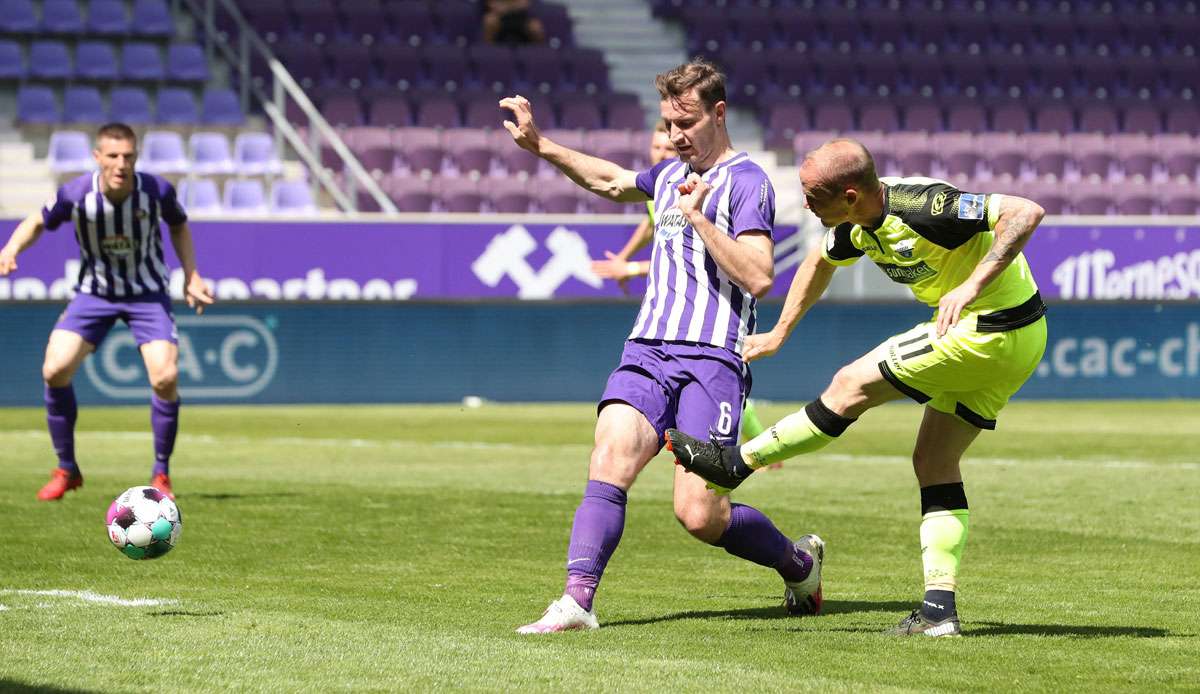 Paderborn gewann 8:3 in Aue.