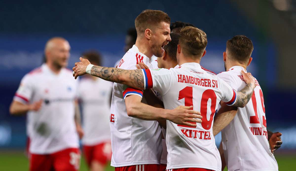 Der Hamburger SV siegt gegen Nürnberg.