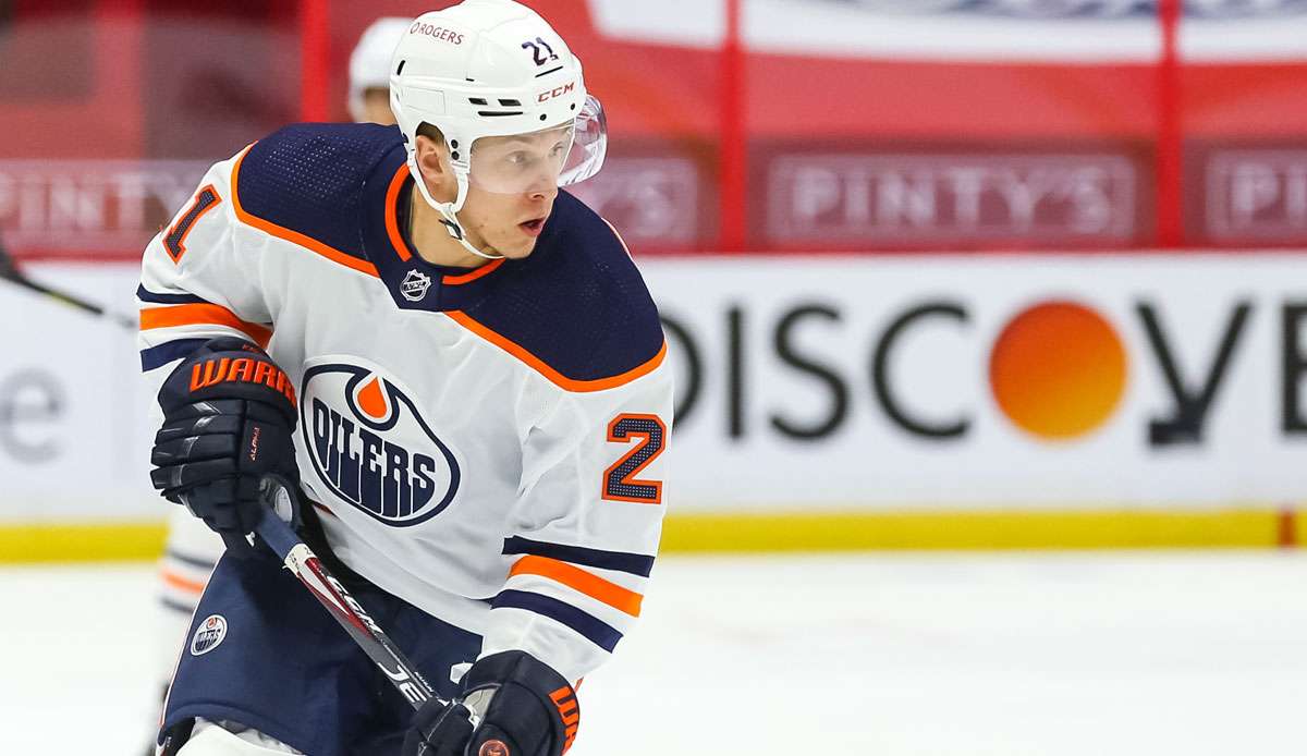 Dominik Kahun erzielte sein achtes Tor der Saison für die Oilers.