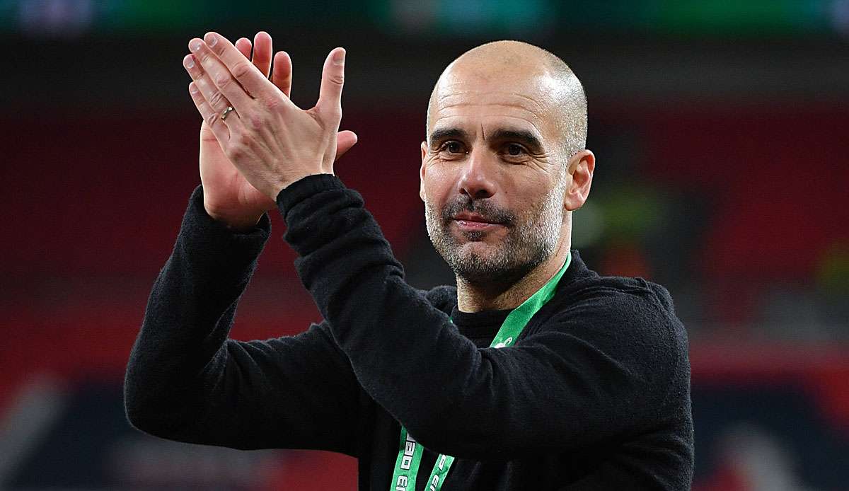 Pep Guardiola gewinnt mit Manchester City die englische Meisterschaft.