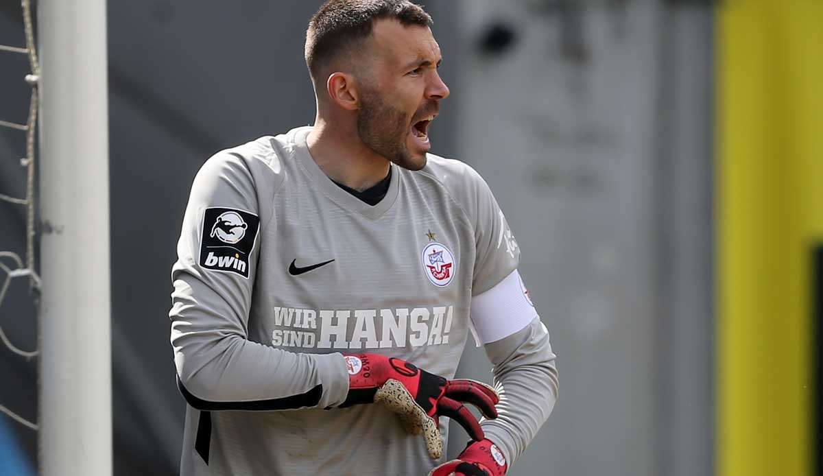 Hansa Rostock trifft auf die SpVgg Unterhaching.