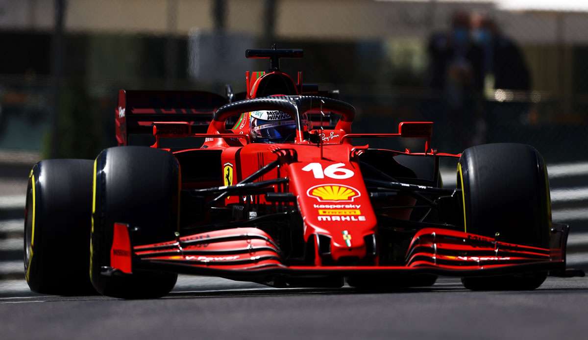 Charles Leclerc war am Donnerstag im Freien Training der Schnellste in Monaco.