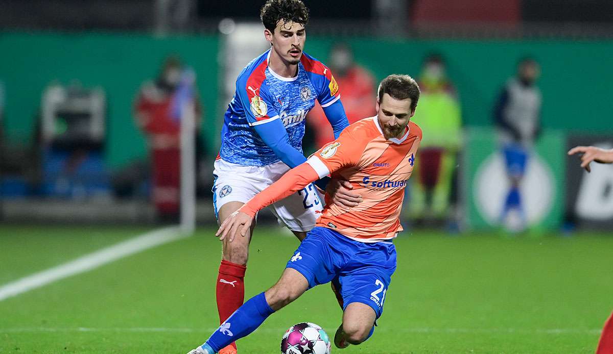 Holstein Kiel warf den SV Darmstadt in dieser Saison aus dem DFB-Pokal.