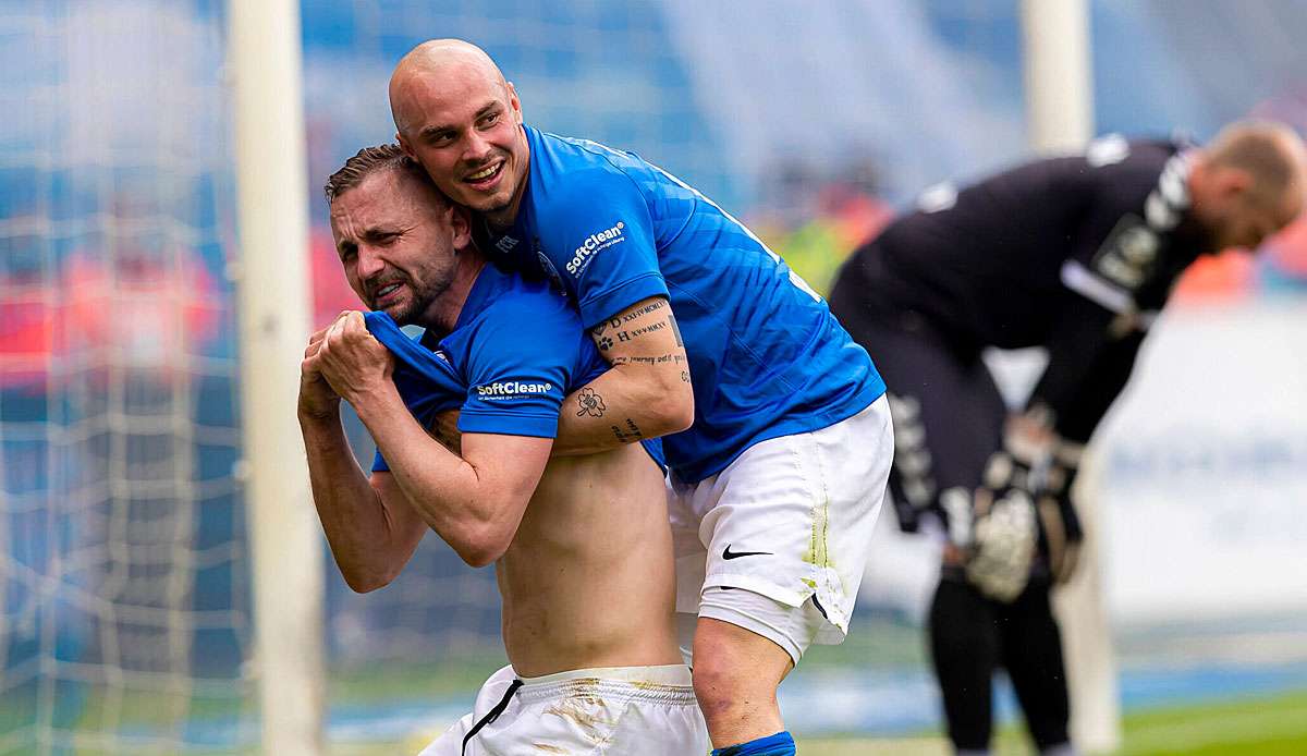 Hansa Rostock kehrt zurück in die 2. Liga.