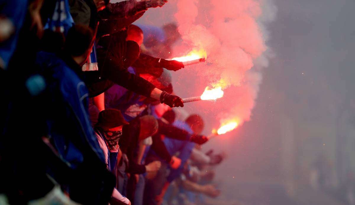 Fans von Hansa Rostock sorgten für Krawallen.
