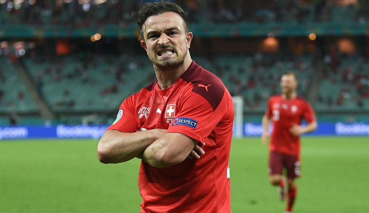 Xherdan Shaqiri erzielte gegen die Türkei zwei Tore.