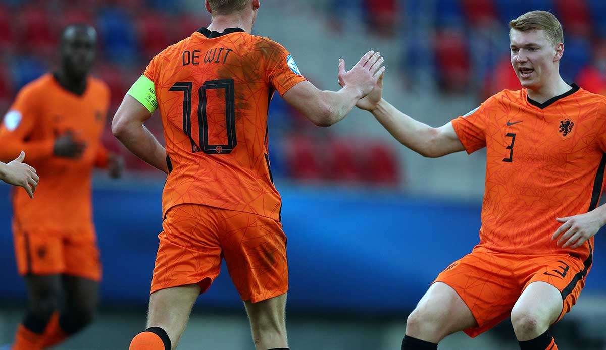 Im Viertelfinale der U21-EM trifft Niederlande heute auf Frankreich.