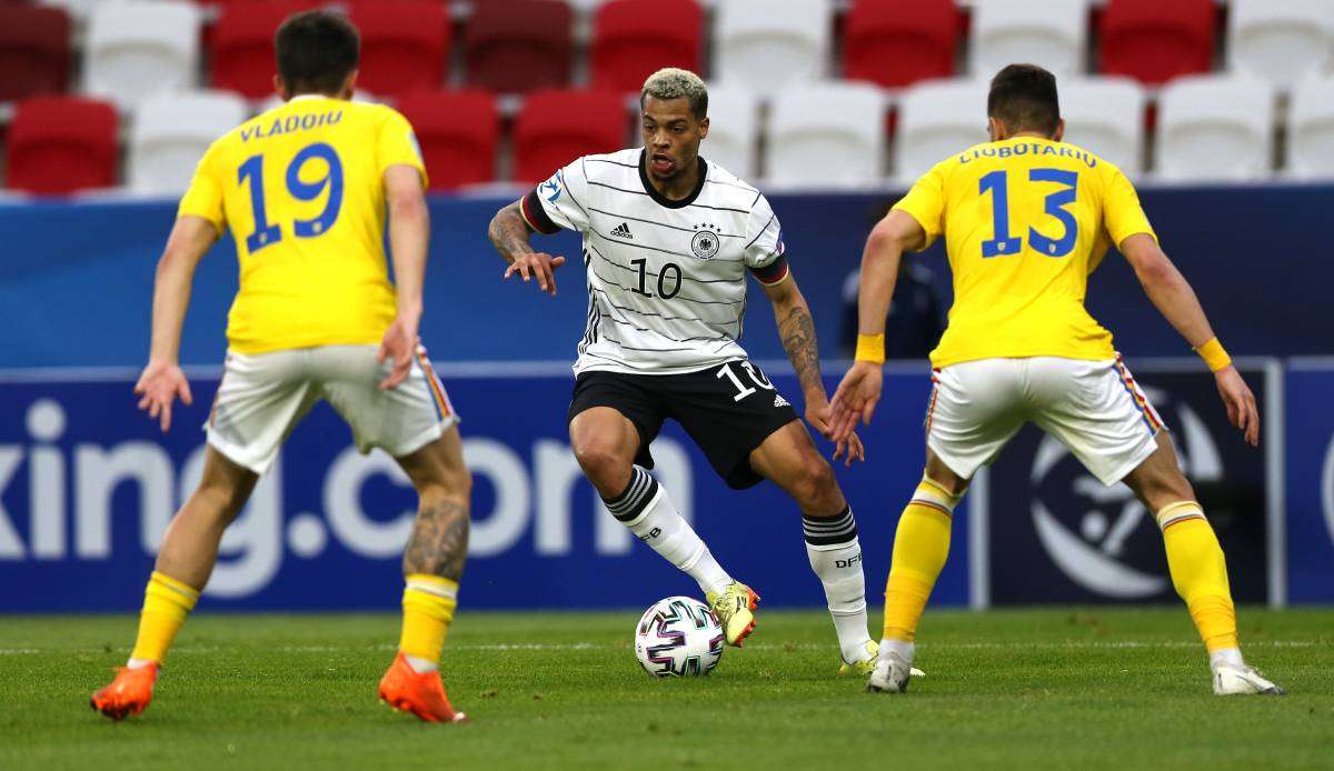 Lukas Nmecha spielt mit der deutschen U21 bei der EM um den Titel.