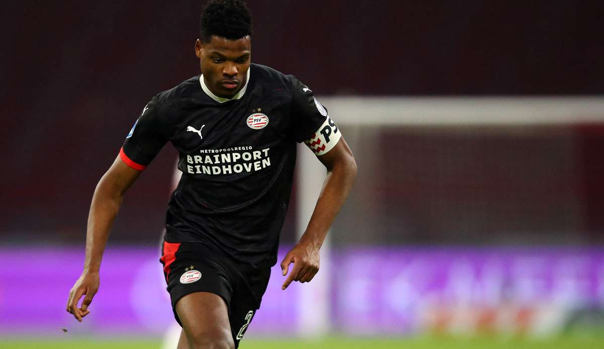 Denzel Dumfries hat offenbar das Interesse des FC Bayern geweckt.