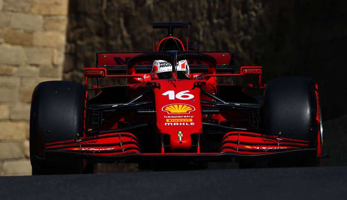 Charles Leclerc hat das Qualifying in Baku gewonnen.