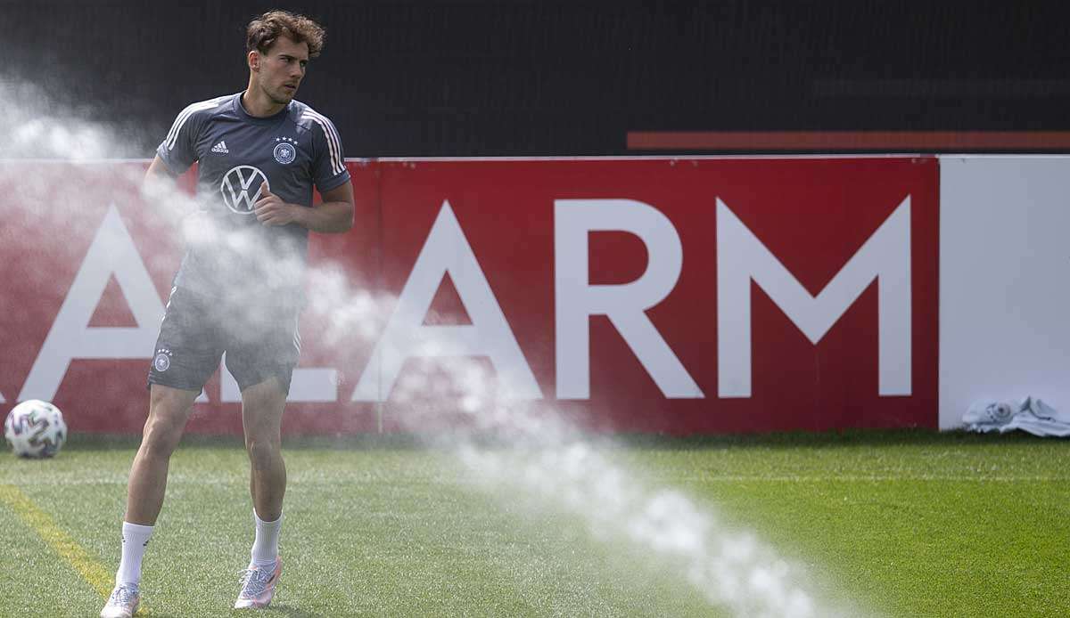 Die deutsche Nationalmannschaft hat ihr Abschlusstraining für die EM-Generalprobe gegen Lettland ohne Leon Goretzka absolviert.