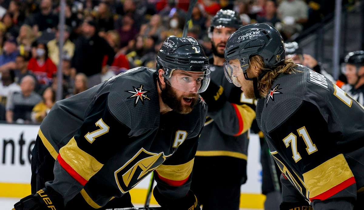 Die Vegas Golden Knights sind erfolgreich ins Play-off-Halbfinale der NHL gestartet.