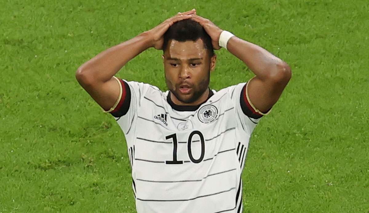 Serge Gnabry wirkte als deutsche Spitze überfordert.