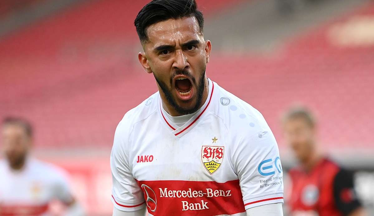 Stürmer Nicolas Gonzalez (23) vom VfB Stuttgart steht offenbar vor einem Wechsel zur AC Florenz in die italieniesche Serie A.