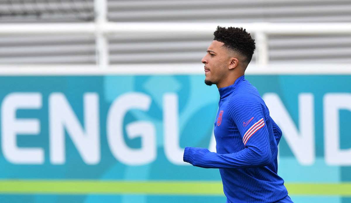 Jadon Sancho kam bei der EM 2021 noch nicht zum Einsatz.