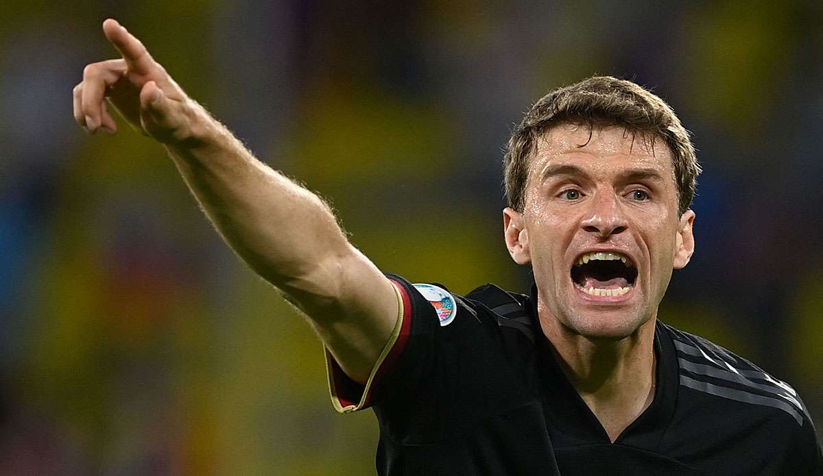 Thomas Müller steht mit dem DFB-Team im Achtelfinale der EM.