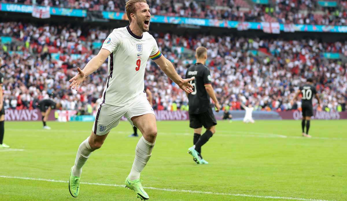 Harry Kane steht mit England im Viertelfinale.