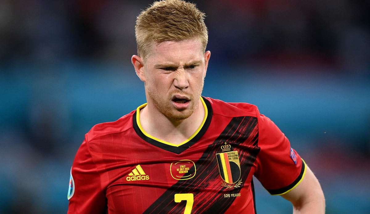 Kevin De Bruyne spielte nach eigenen Angaben mit einem Bänderriss gegen Italien im EM-Viertelfinale.