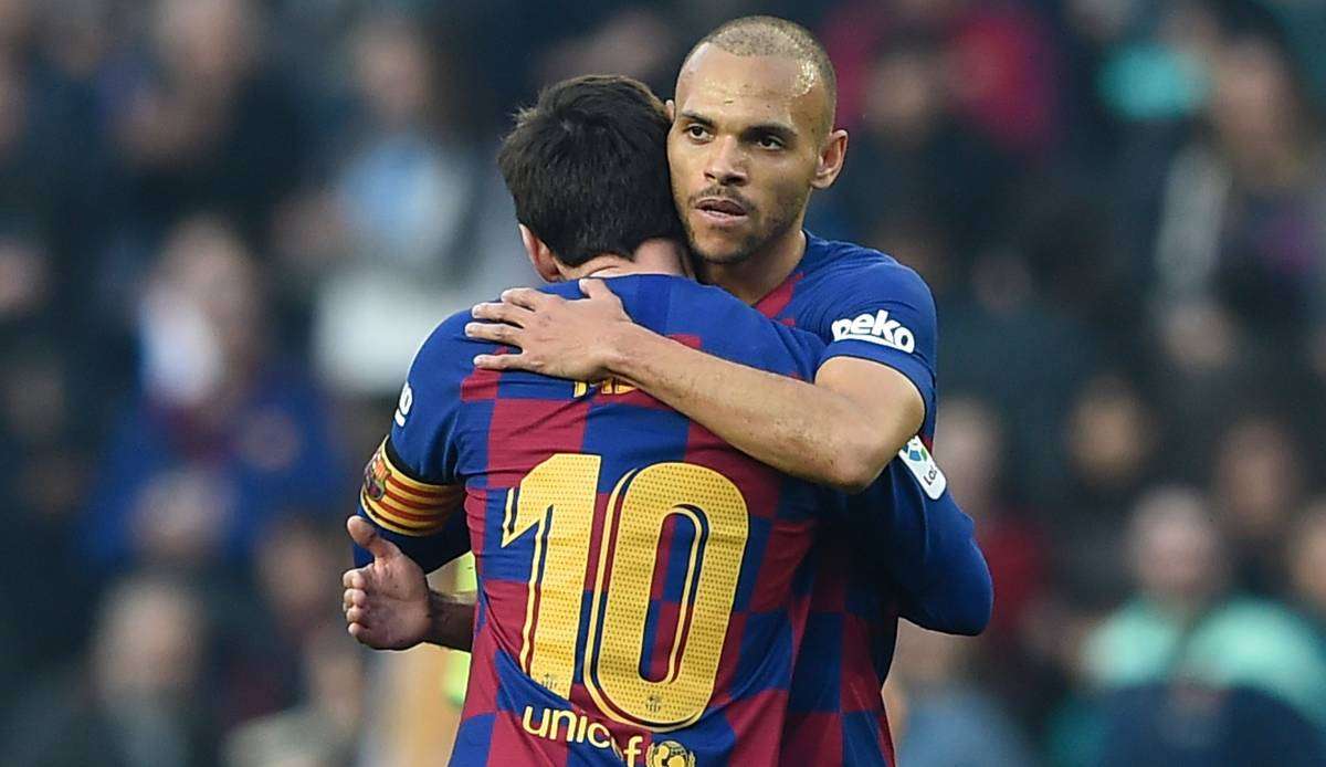 Martin Braithwaite taucht neben Lionel Messi in der Forbes-Liste auf.