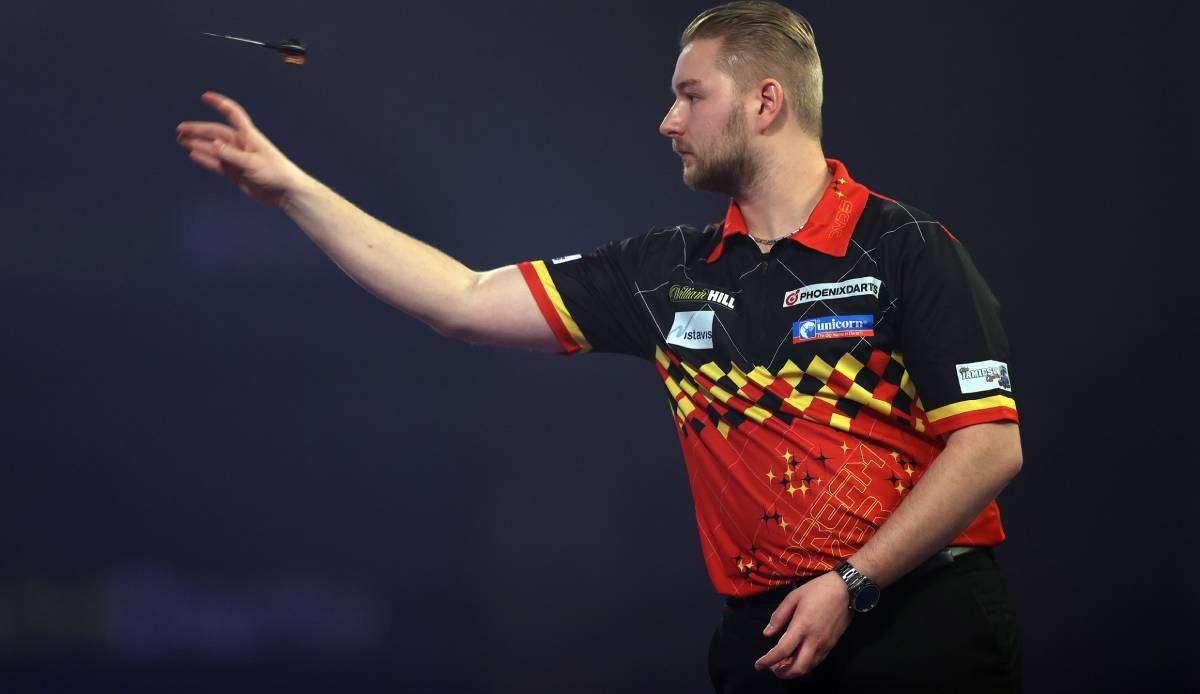 Dimitri van den Bergh gewann das World Matchplay im vergangenen Jahr.