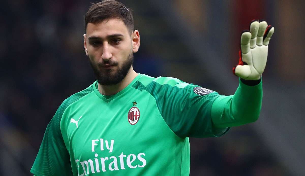 Gianluigi Donnarumma trugt bei Milan die Rückennummer 99.