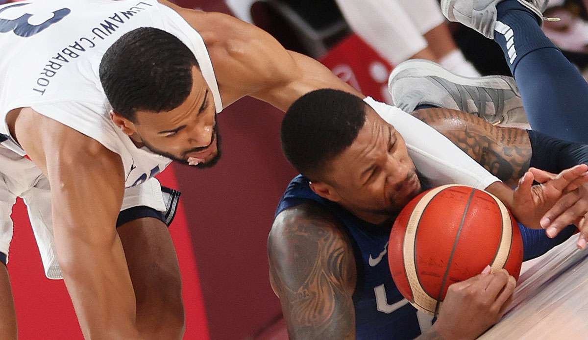 Damian Lillard erzielte zum Auftakt gegen Frankreich 11 Punkte.