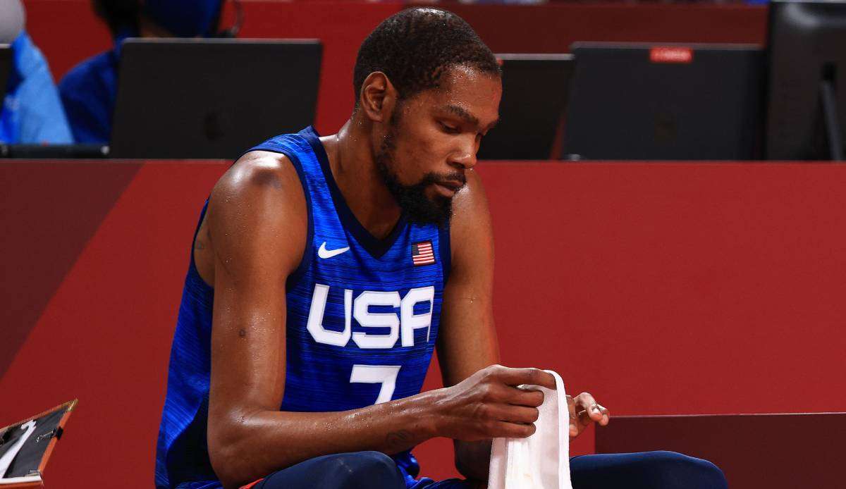 Kevin Durant verlor mit Team USA gegen Frankreich.