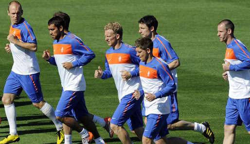 Die Niederlande mussten für ihr Abschlusstraining umziehen