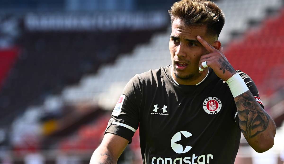 Rodrigo Zalazar spielte vergangene Saison auf Leihbasis beim FC St. Pauli.