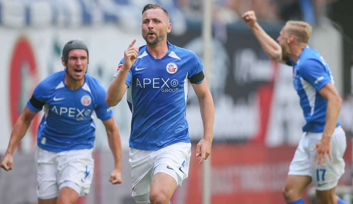 Hansa Rostock trifft in der ersten Pokalrunde auf Heidenheim.